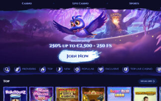 Spinight casino homepage