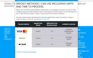 MrPlay Zahlungsmethoden