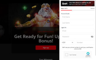 ibet Anmeldung und Registrierung