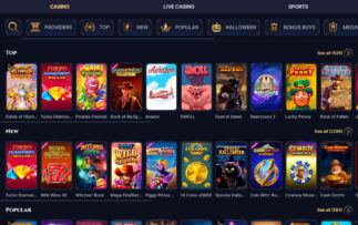 Cazeus Casino-Spiele