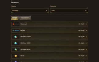 Realz Einzahlungsmethoden