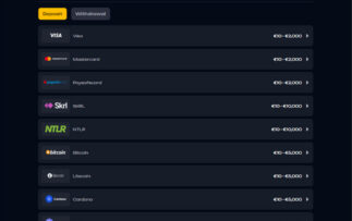 X3bet Einzahlungsmethoden