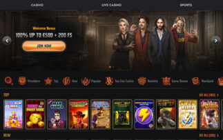 Gransino casino homepage