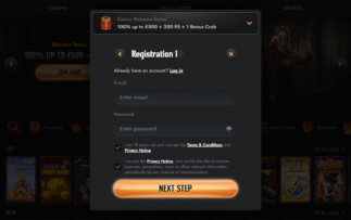 Gransino casino login and registration
