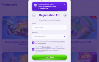 Σύνδεση και εγγραφή στο καζίνο RoboCat