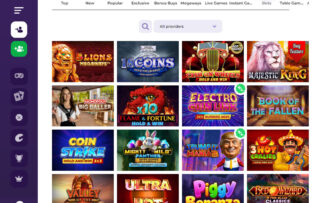 AlfCasino Παιχνίδια