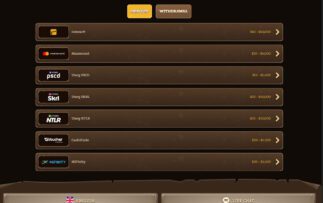 Lizaro Μέθοδοι κατάθεσης