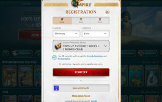 MyEmpire Login and Registration