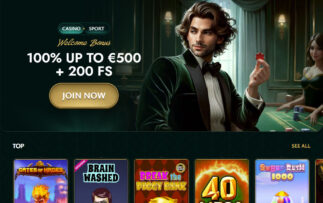 Cashed casino homepage