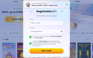 CasinoLab login and registration