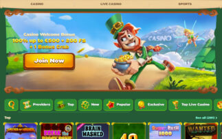 GreenLuck casino homepage