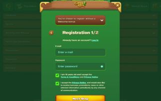 Greenluck casino login and registration
