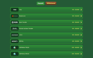 GreenLuck casino withdrawal methods