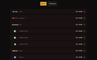 Legiano casino deposit methods