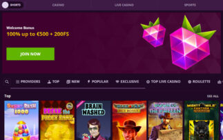 MalinaCasino homepage