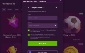 MalinaCasino login and registration
