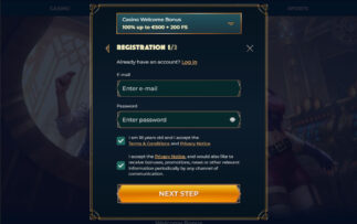MonsterWin casino login and registration