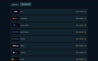 MonsterWin casino withdrawal methods