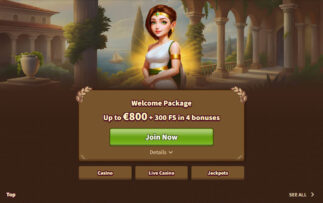 MyEmpire casino homepage