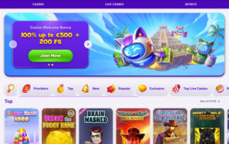 RoboCat casino homepage