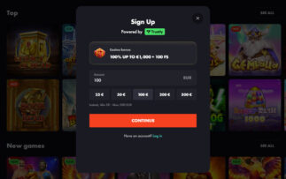 RoosterBet casino login and registration