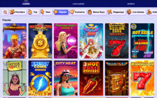 Spinbara Casino Popular Games