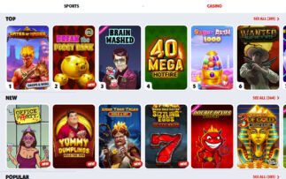 SupaBet casino games
