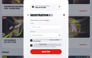 SupaBet casino login and registration