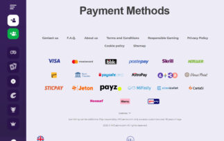 AlfCasino Payment Methods
