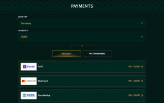 Casinia Deposit Methods