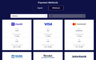 Frumzi Withdrawal Methods