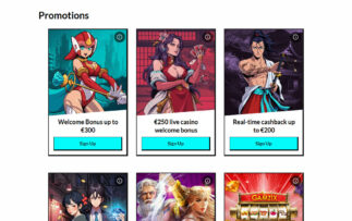 Manga Casino Bonuses