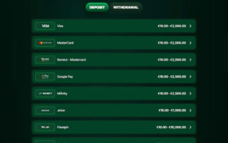MyLuck Deposit Methods