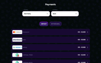 NovaJackpot Deposit Methods