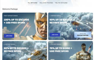 RocketSpin Casino Bonuses