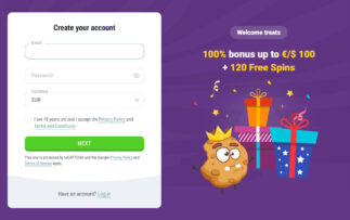 Cookie Casino Login and Registration
