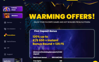 SlotsGem Casino Promotions
