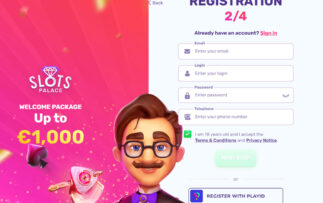 SlotsPalace Login and Registration