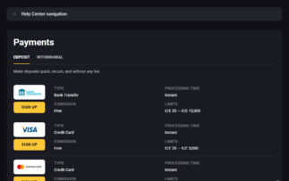AmonBet Deposit Methods