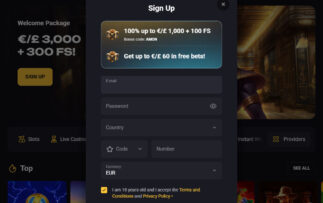 AmonBet Login and Registration