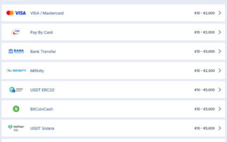 Zoccer Deposit Methods